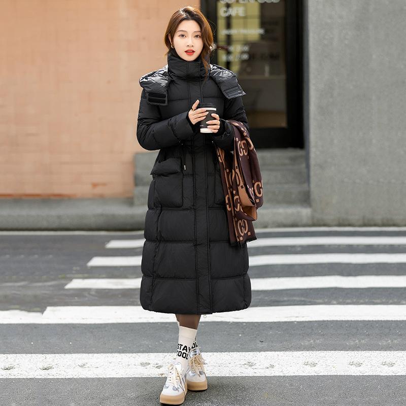 Winter Extended Cotton-padded Loose Hooded Jacket