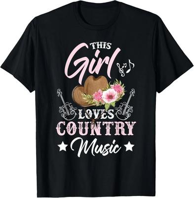 Dieses Mädchen liebt Country-Musik T-Shirt, Geschenk für Tochter, Geschenk für Sie