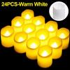 48/1PC Flameless LED Candle Light Battery Powered Wishing Tealight Wedding Christmas Birthday Decoration Lamp Electronic Candles
