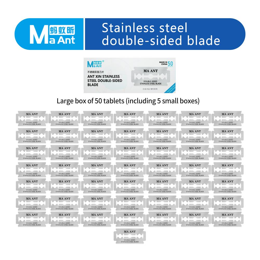 MaAnt Stainless Steel Blade/Double-Sided Stainless Steel Blades/Mobile repair tools/Mobile Screen Glue cutting tools