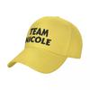 Funny Team Nicole Baseball Cap Military Cap Man Unisexs Cap Women'S