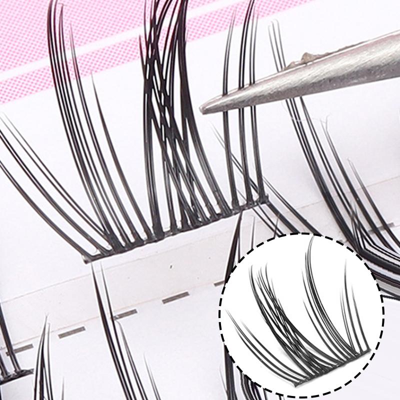 Forest Elf Series Large Capacity Eyelash Book Manga False Eyelashes Natural Long Curled Thin Fluffy Stem Segmented False Eyelash