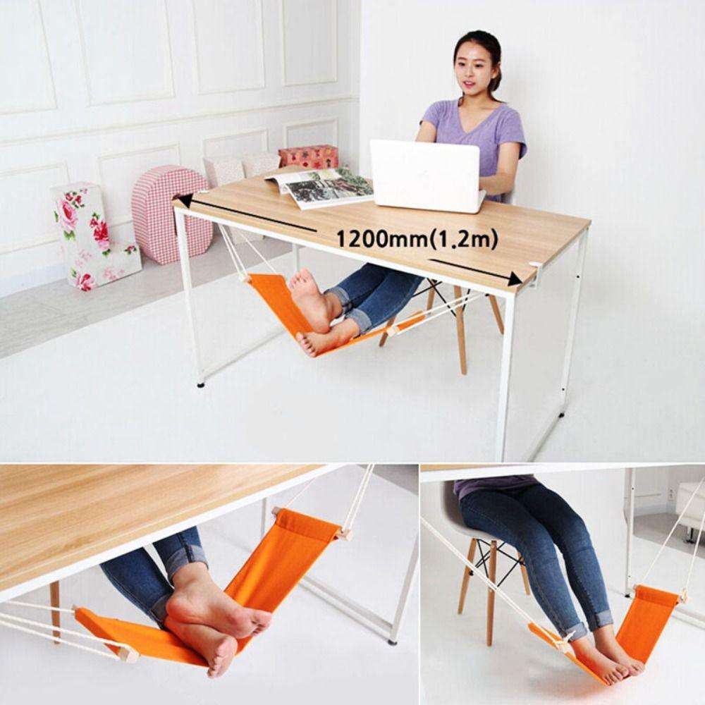 Creative Foot Hammock Portable Footrest Foot Chair Care Corner Desk