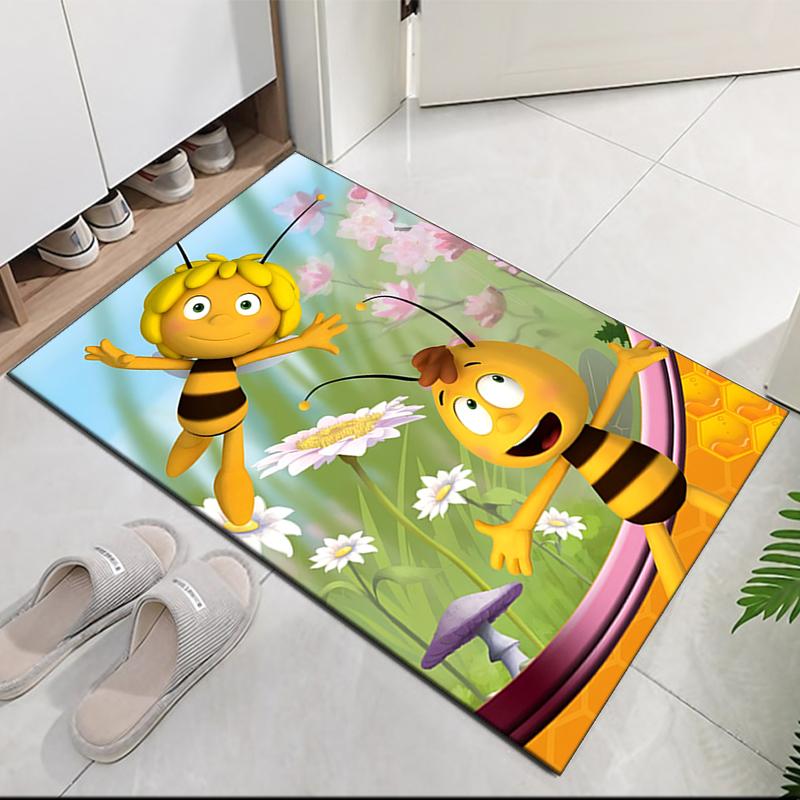 maya the bee Printed Carpetrugfor Office Chair Living Room Bedroom Kitchen Room Decor Gifts