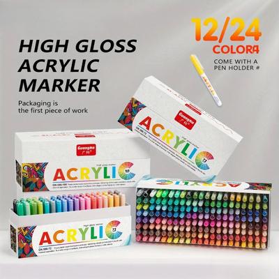 New Color Brush Marker Set, Watercolor Art Markers for Drawing, Student School Supplies, Christmas Halloween Gift Idea