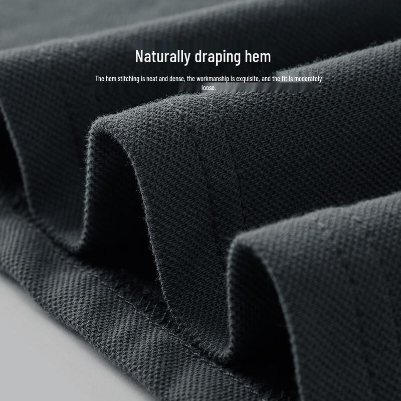 Men's 100% Cotton Long-Sleeve Polo Shirt