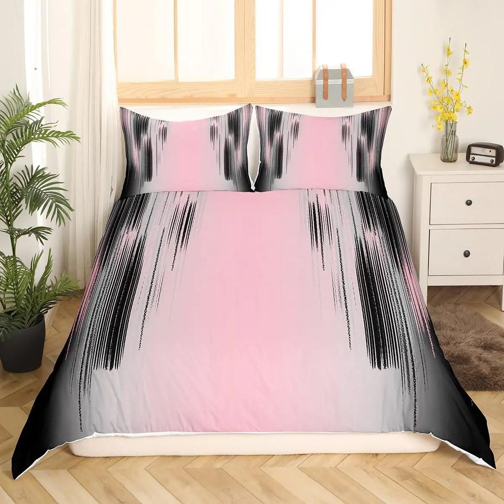 Gradient Duvet Cover Sets for Kids Teens Adults Quilt Covers Lightweight Down Bedroom Decor 2 Pillowcases 1 Duvet Cover No Quilt