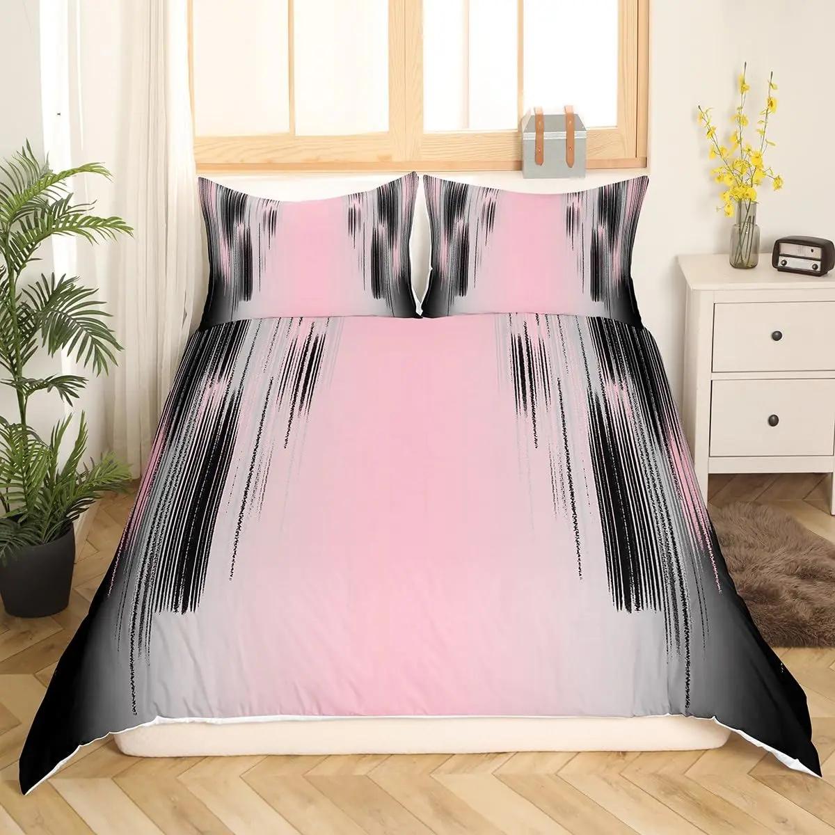 

Gradient Duvet Cover Sets for Kids Teens Adults Quilt Covers Lightweight Down Bedroom Decor 2 Pillowcases 1 Duvet Cover No Quilt EU Single(135x200cm)