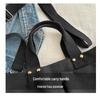 2024 Eco-friendly Korean Japanese Style Large Canvas Tote Bag - Women's Shoulder & Crossbody