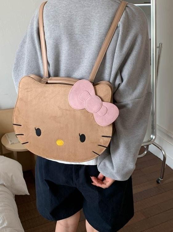 Hello Kitty Fashionable Dualuse Shoulder Bag With Multifunctional Storage