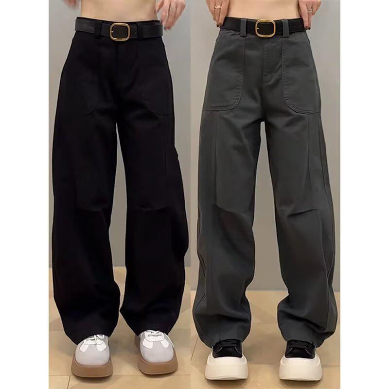 

2025 Women s Plus Size Black Wide Leg Skinny Jeans - Slimming Style 3XL