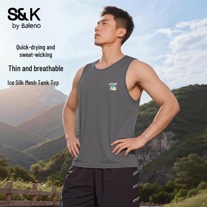 Baleno Men s Ice Silk Cooling Tank Top 4XL