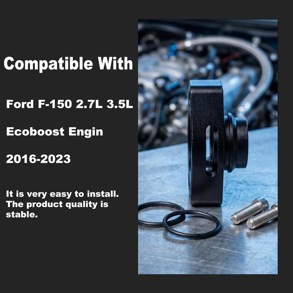 Turbine Control Valve Base Valve Adapter Compatible with 2016 2017 2018 2019 2020 2021 2022 2023 Ford F-150 2.7L 3.5L Ecoboost