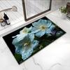 Pastoral 3d Visual Flower Flower Floor Mat Door Dirt-resistant Entrance Door Carpet Diatom Mud Entrance Bathroom Floor Mat