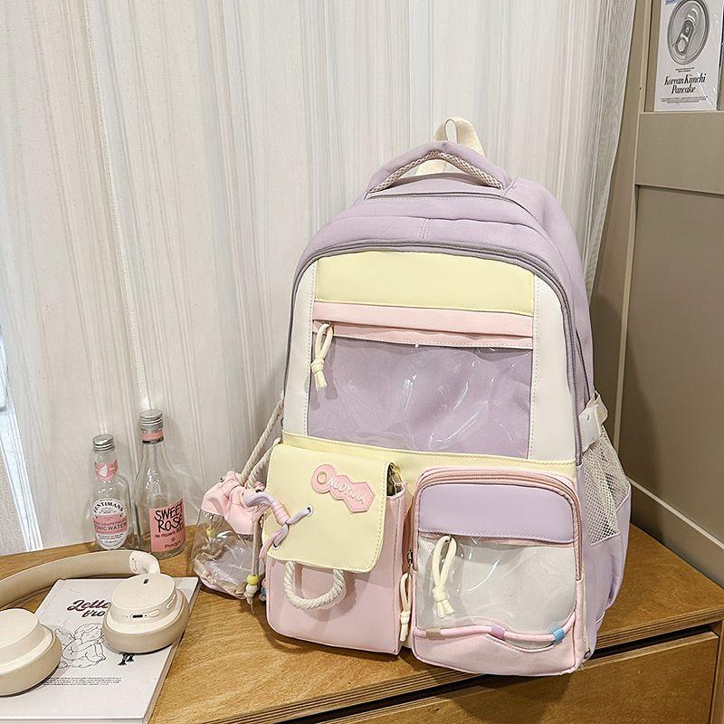 Junior High School Student Good-looking Primary School Student Cute Backpack Cartoon Backpack High School Student Large Capacity Lightweight Backpack