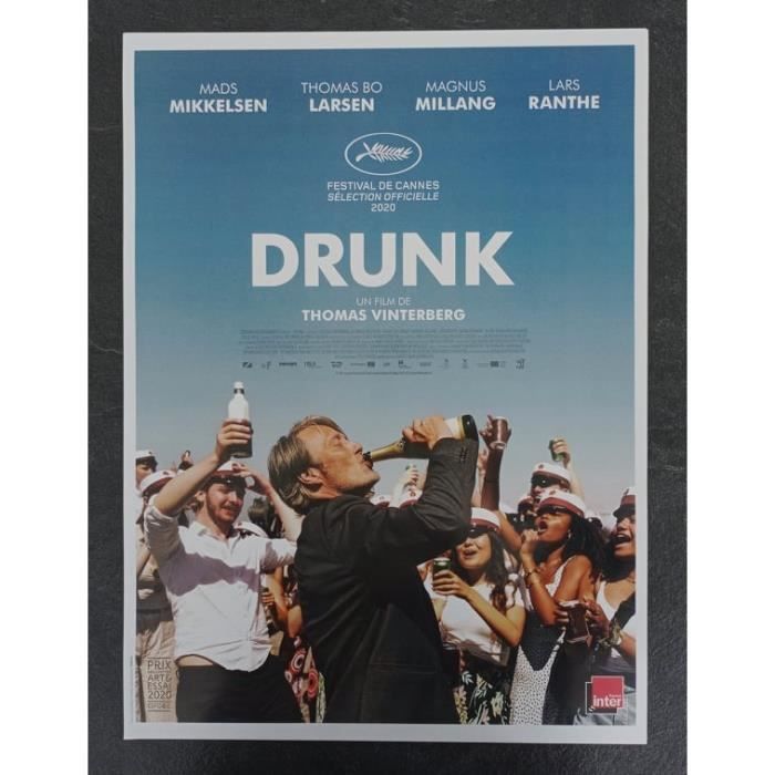 

Affiche de cinéma - Drunk - Thomas Vinterberg - 53x39cm - État neuf - Roulée