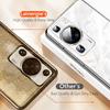 Case For Huawei P60 Pro Luxury Plating Soft Clear Back Cover For Huawei P60 Pro Art P60Pro P60Art 5G Phone Case