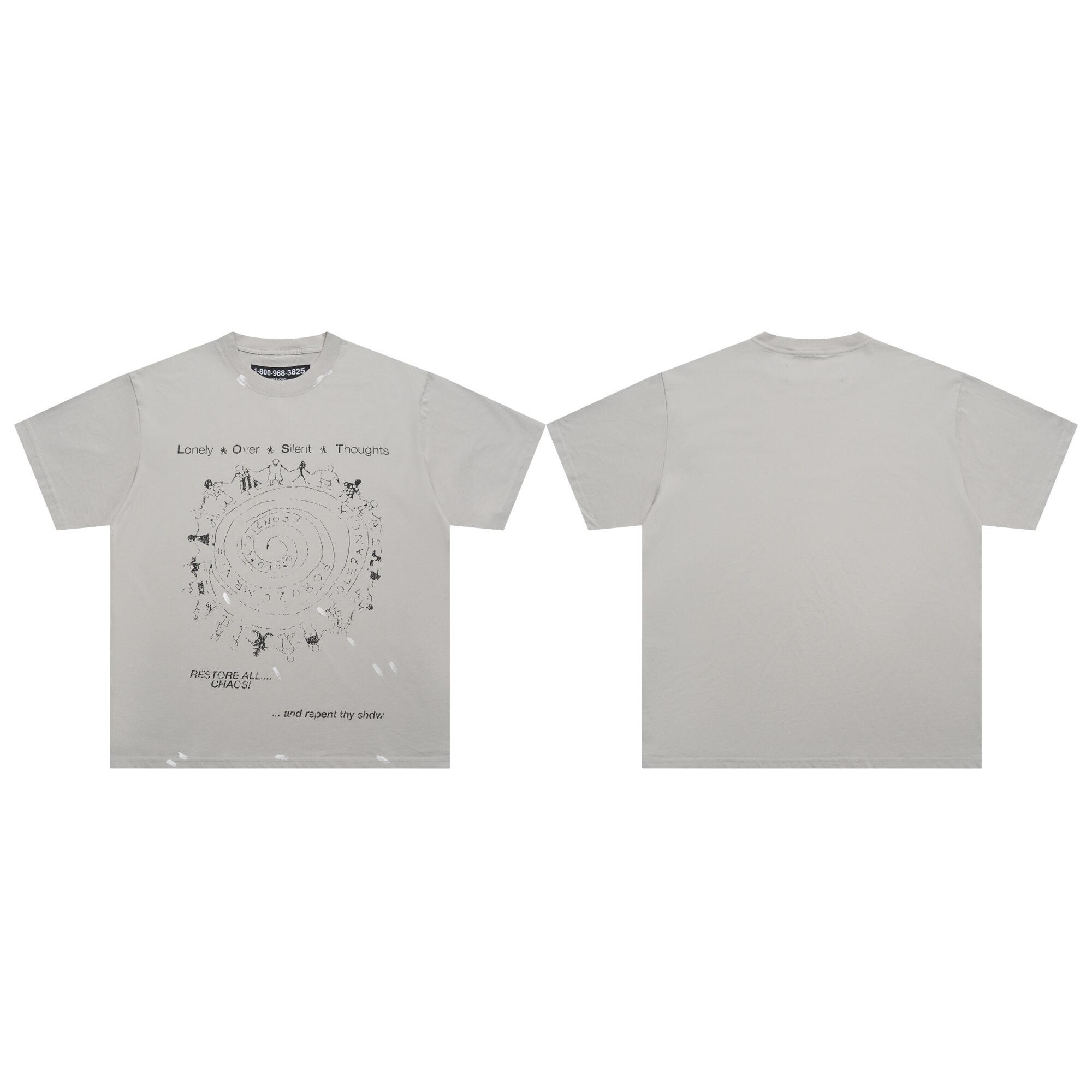 

Мужская и женская высококачественная хлопковая футболка с эффектом потертости и стирки. Популярная модная студенческая трендовая брендовая футболка XL