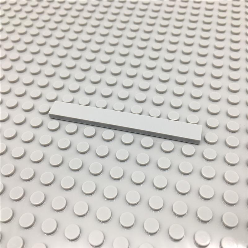[Funbrick]80 STK Fliesen DIY Bausteine Figursteine Glatt 1x8 Lernspielzeug für Kinder Größe Kompatibel Mit 416