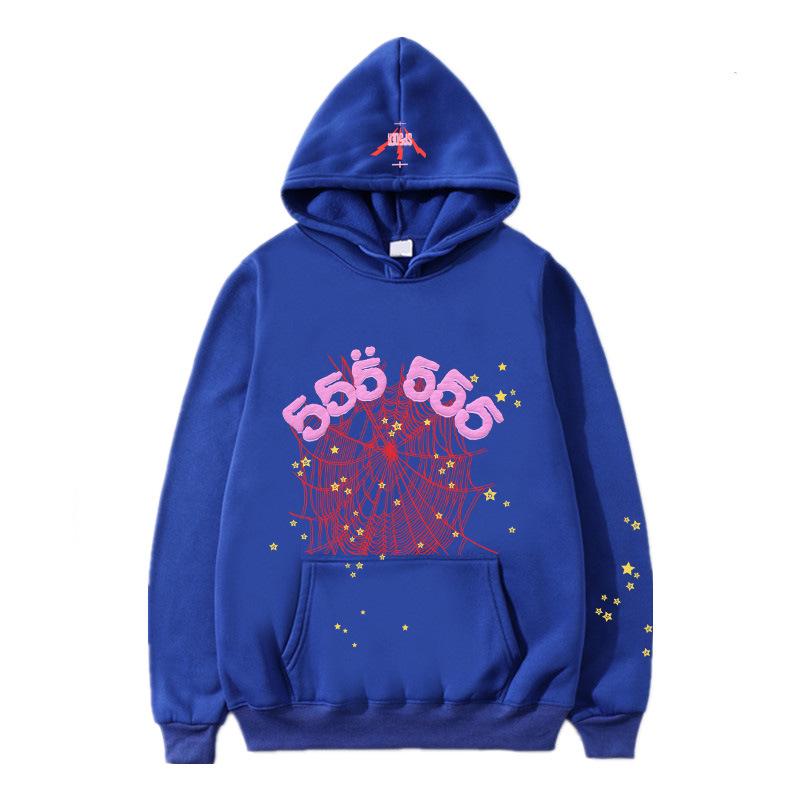Felpa Hip Hop Unisex con Scritta 555555 - Giacca Trendy Primavera/Autunno