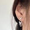New Hot Brand Vintage Earrings for Women Fashion Luxury Jewelry Butterfly 925 Sliver Designer Eardrop Lady Party Stud Earring
