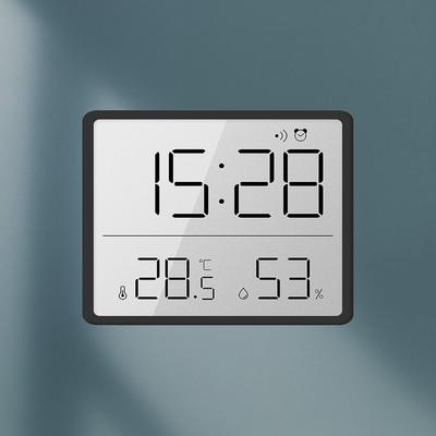 Digitální budík LCD obrazovka Teplota Vlhkost Čas Zobrazení Elektronické hodiny pro domácí ložnici