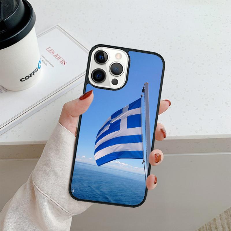 Greece Greek Flag Phone Case For iPhone 17 Air 16 pro max 15 14 plus 12 13 Shell Cover coque