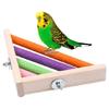 Bird Wood Perch Corner Shelf Platform for Hamster Lovebird Finch Conure Budgie
