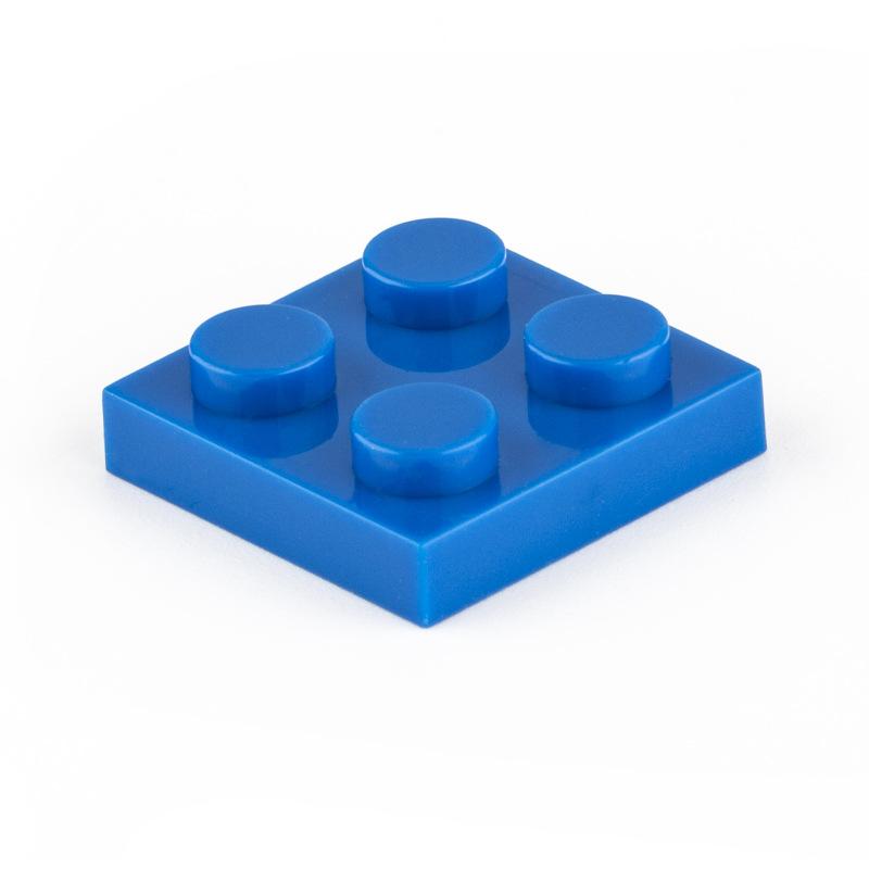 80 ks/sada moc stavební bloky deska tenké figurky cihly 2x2 tečky vzdělávací kreativní velikost kompatibilní s 3022 klasická dětská hračka