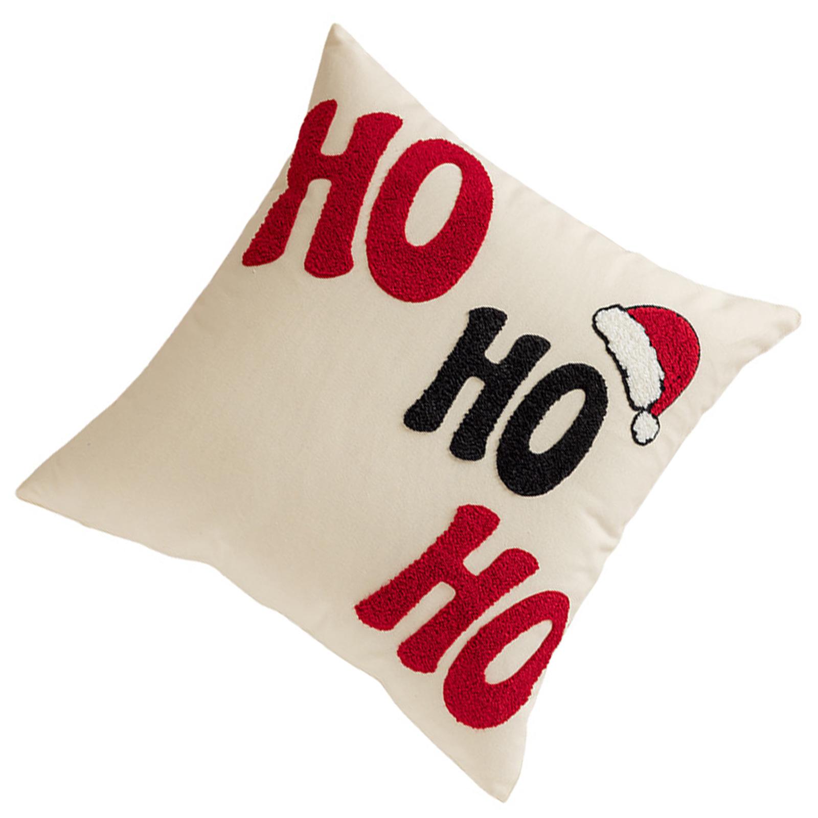 

Наволочка с вышитым полотенцем на рождественскую тематику, мягкая удобная наволочка для украшения дома Cushion Cover-A
