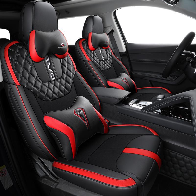 BYD Song PRO Vollumfassender 5-Sitzer Leder-Autositzbezug mit Ganzjahres-Verschleißfestem Design