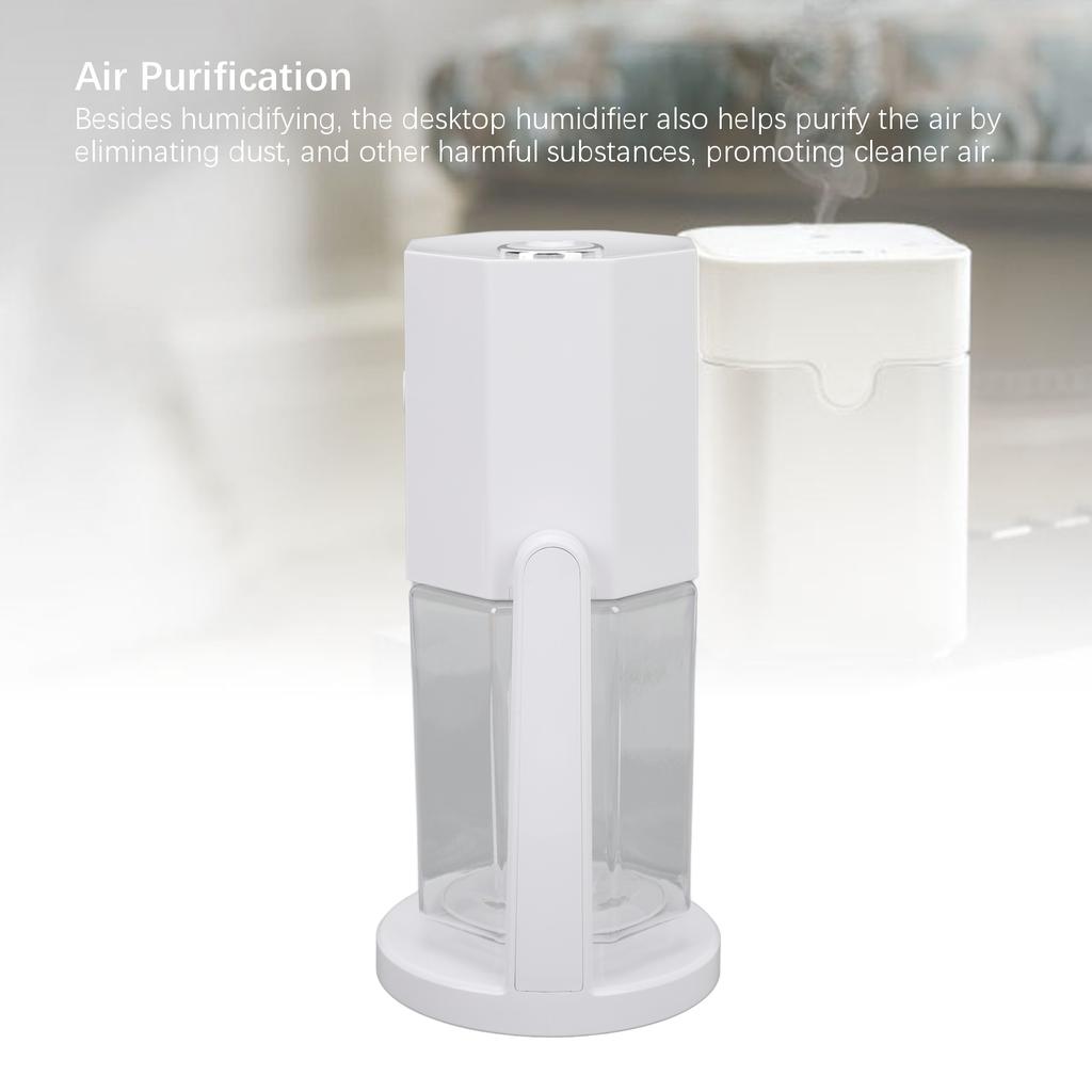 Tragbarer Luftbefeuchter für Auto USB 360 Grad Drehbar Ultraschall Feinnebel Desktop-Luftbefeuchter für