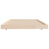 Estructura de Cama de Madera Maciza sin Colchón 100x200 cm Madera de Pino