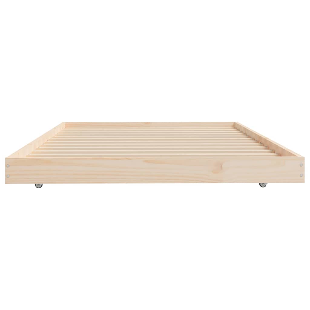 Estructura de Cama de Madera Maciza sin Colchón 100x200 cm Madera de Pino