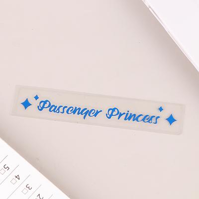 Passenger Princess Star Mirror Decal Sticker Personalized Car Stickers Reverse Mirror Decor Rearview Mirror Car Vinyl Decal