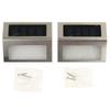 TG64419 Halogen, Solar LED Lamp, Wall Lamp 2 Pcs., Twilight Sensor, Facade Lamps