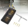 Ratchet Screwdriver Set Labor Saving 30 in 1 Design Multifunctional Ergonomic Ratcheting Screwdriver Multi Bit Set