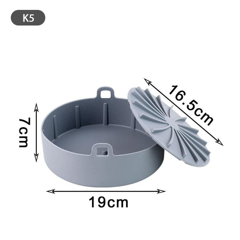 Airfryer Silicone Pot Multifunctional Air Fryers Accessories Fried Baking Tray