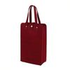 Sac pour Deux Bouteilles de Vin Sac Portable en Feutre pour Vin Rouge Double Poignée Sac de Rangement Cadeau pour Vin Sac Cadeau pour Boisson