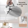 304 Stainless Steel Anti-Scald Insulated Kettle - Double-Layer Hot Water Bottle for Home & Commercial Use