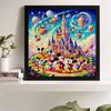 DIY Diamond Painting Round Diamond Mickey's Happy Family Full Diamond Mosaic Home Decoration Painting Cross Stitch Kit