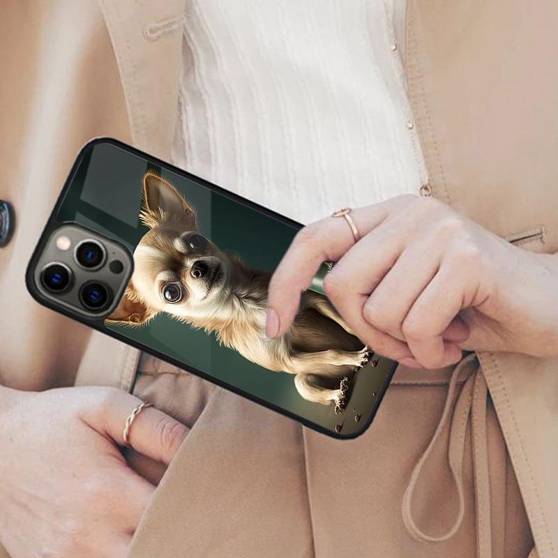 Cartoon Chihuahua Dog Magnetic Phone Case For APPLE iPhone 17 Air 16 14 13 12 Pro Max 15 Plus Wireless Charge With MagSafe Cover iPhone 13mini