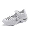 New Summer Lightweight Large-Size Shoes Hollowed Out Women's Shoes Nurse's Shoes Middle-Aged Dance Shoes Sports Shoes Breathable