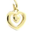 Les Trésors De Lily [G7817] - Gold Plated 'Love' Pendant - 12x14 Mm