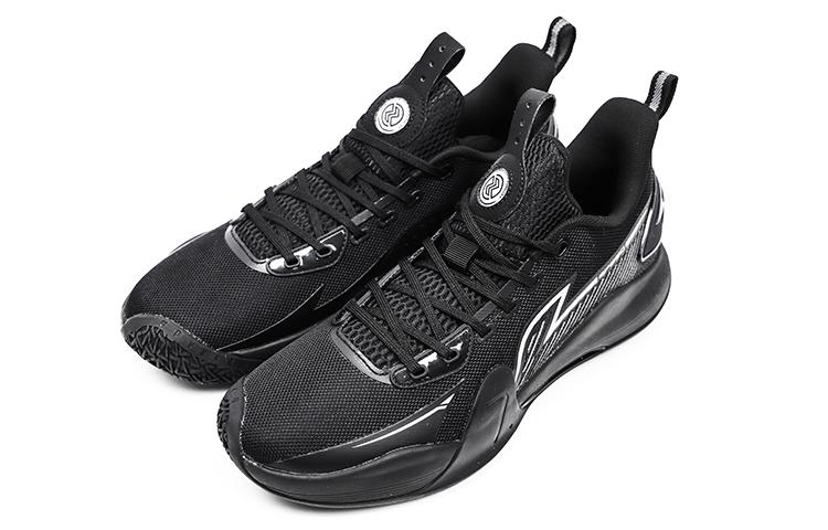 Li Ning Speed 7 Cushioning Slip Resistant Low top Basketball Shoes Men's Black ABPT013-2