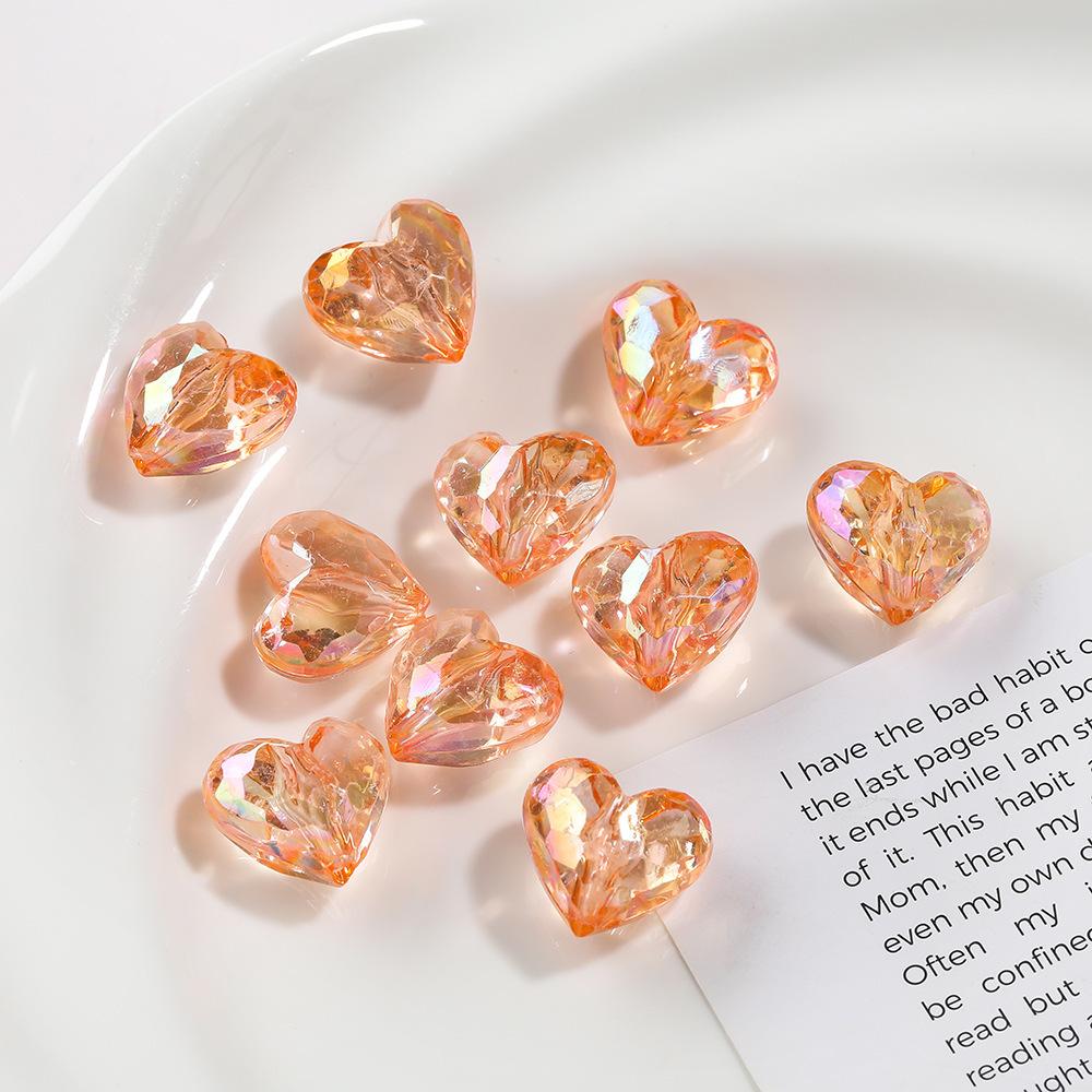 20Pcs Symphony Acrylic Love Crystal Beads DIY Jewelry Accessories