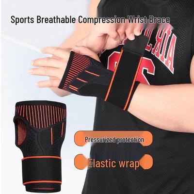 Unisex elastisches atmungsaktives Kompressions-Handgelenkband für den Sport: Basketball, Radfahren, Gewichtheben, Fitness - Anti-Verstauchungs-Handschutz.