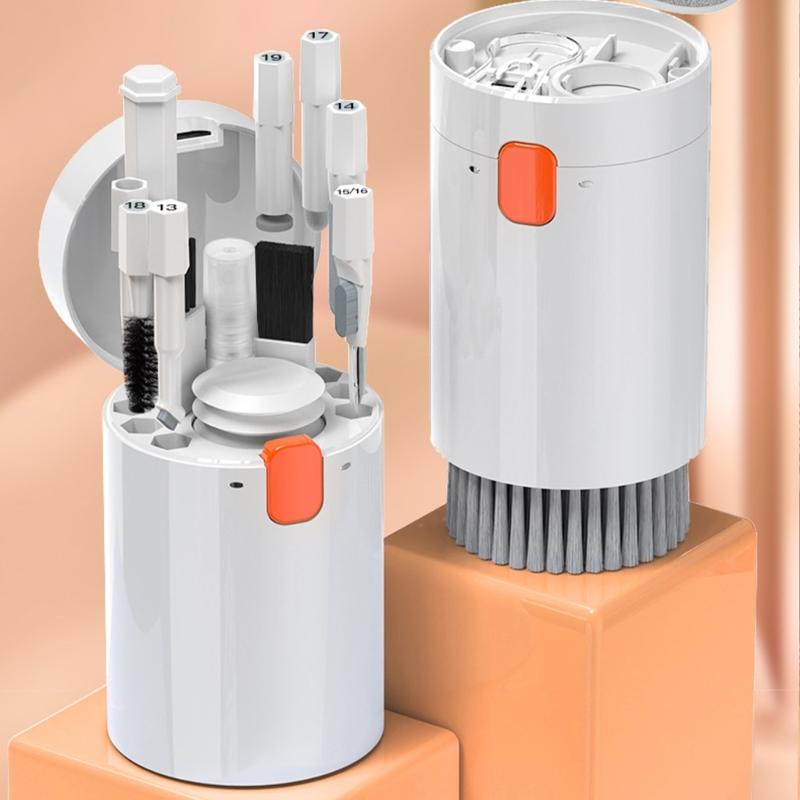 20 In 1 Keyboard Cleaning Kit for Phones Earbuds Laptops Cameras Electronics Portable Multifunctional Cleaning Tools