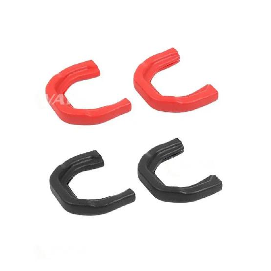 Exterior Car Front Bumper Tow Hook Protective Cover Tow Hook TPE Cover Fit for Dodge RAM TRX 2018 Up Car Accessories