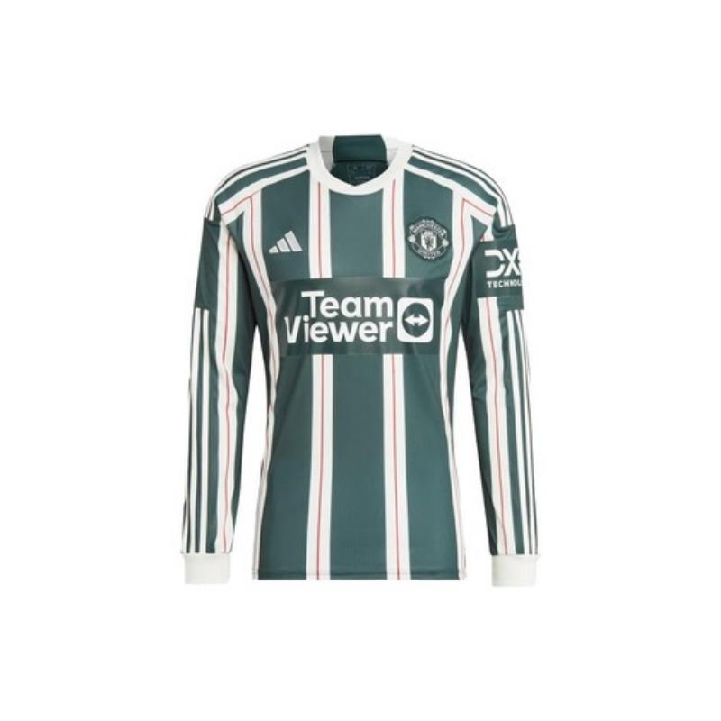 

adidas Man Utd Long Sleeve Crew Neck Jersey 23/24 EU S зелёный
